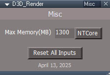 d3d render panel misc
